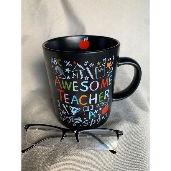 Awesome Teacher Oversized Coffee Mug by Primo Design - Picture 1 of 4